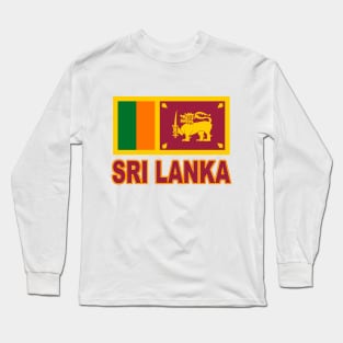 The Pride of Sri Lanka - National Flag Design Long Sleeve T-Shirt